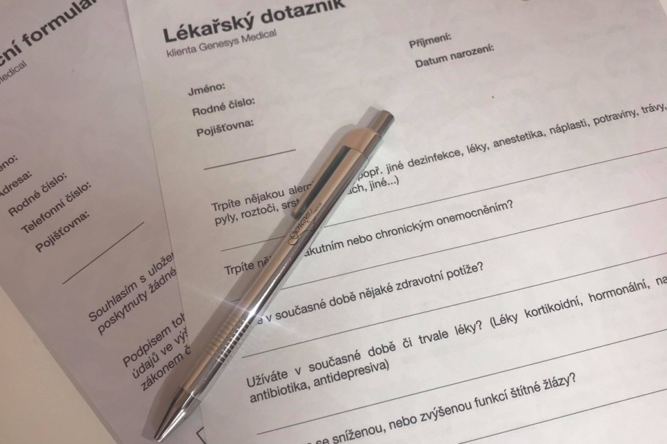 Vstupní stomatologická prohlídka Vstupní stomatologická prohlídka