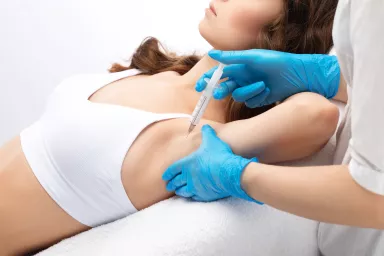 Excessive sweating removal